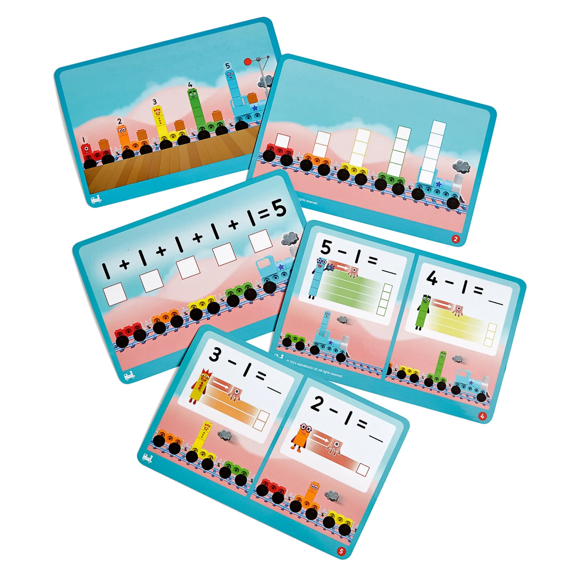 Educators Resource Hand2Mind Numberblocks MathLink Cubes Express Train Activity Set* Preschool Education Toys & Activities|Preschool Building Sets & Blocks