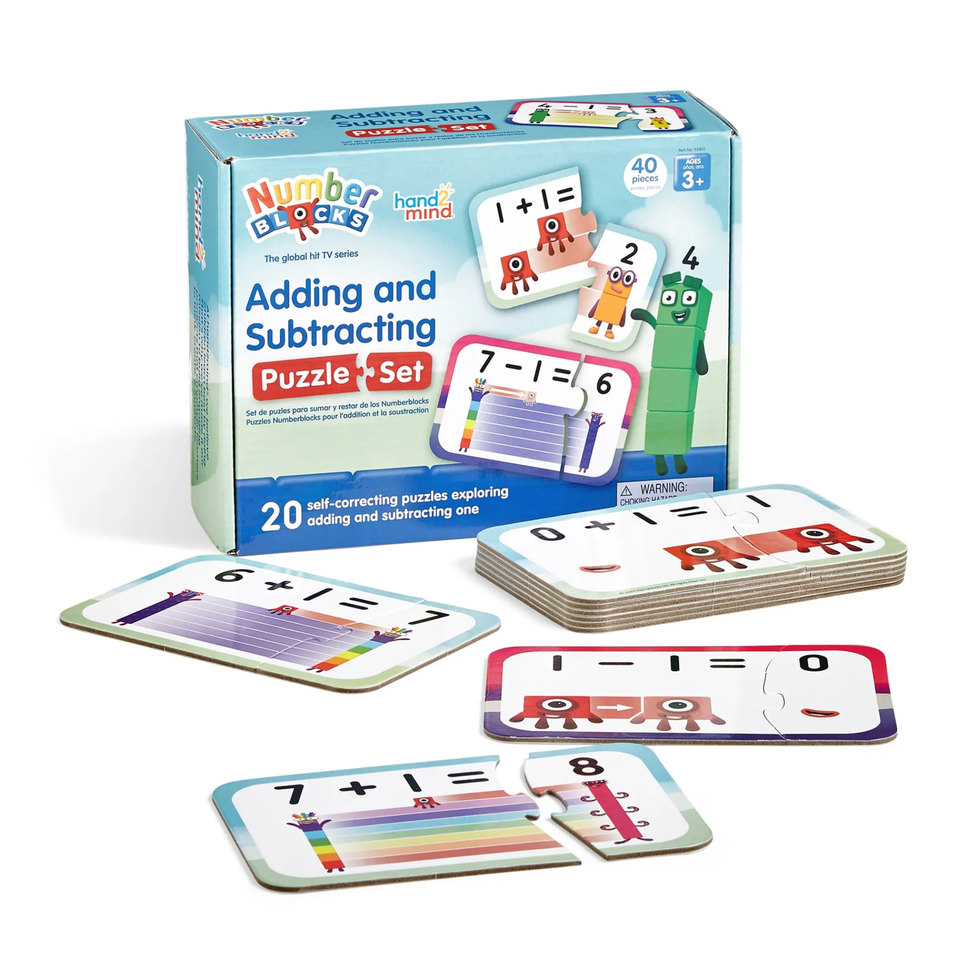 Educators Resource Hand2Mind Numberblocks Math Puzzle Set - Adding & Subtracting* Puzzles|Preschool Education Toys & Activities