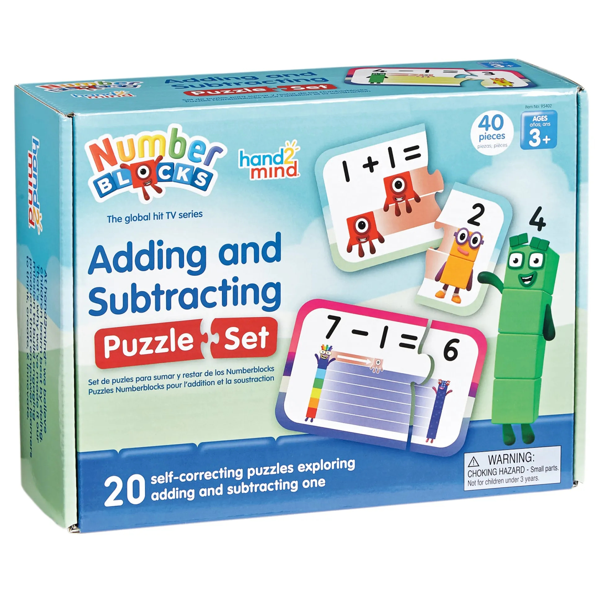 Educators Resource Hand2Mind Numberblocks Math Puzzle Set - Adding & Subtracting* Puzzles|Preschool Education Toys & Activities
