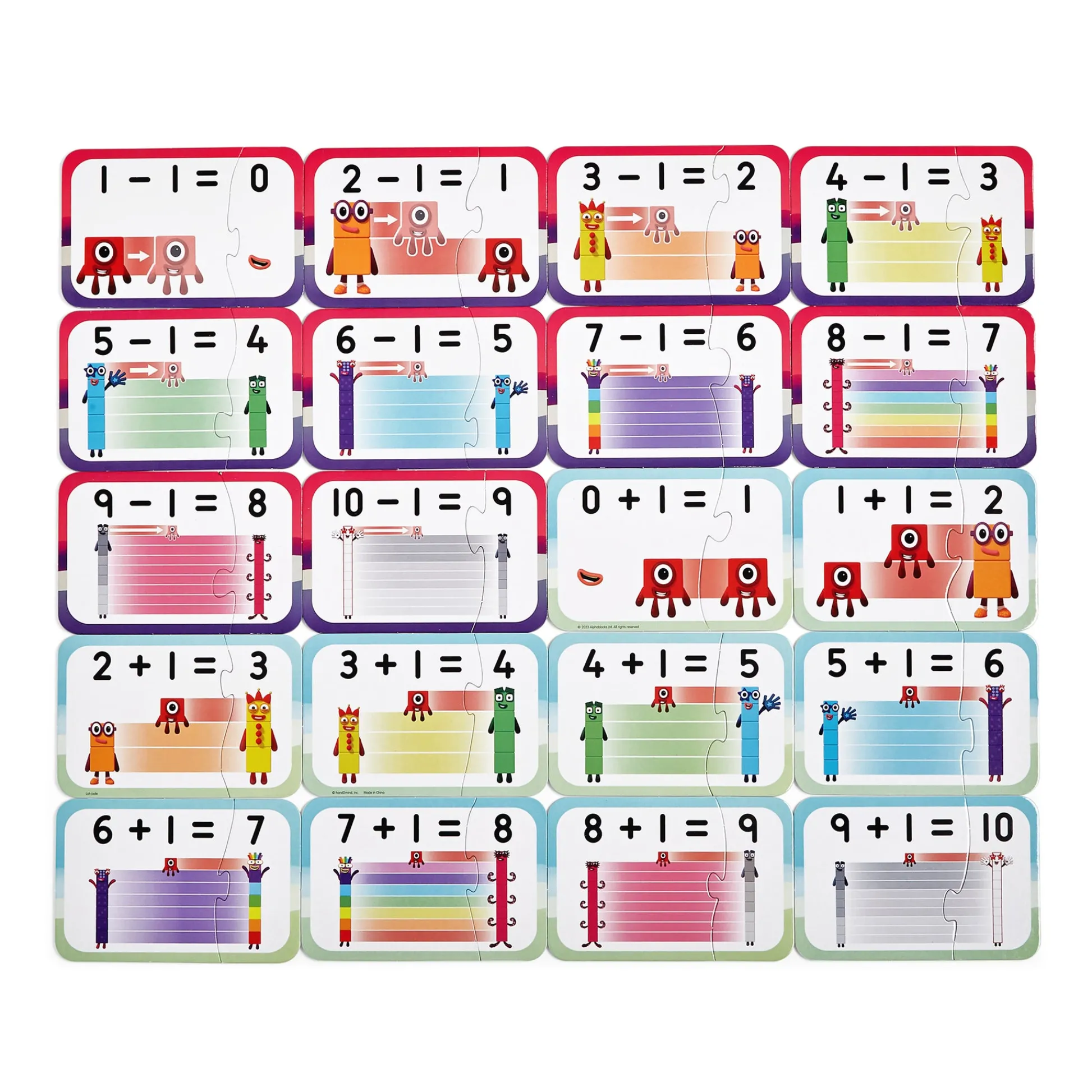 Educators Resource Hand2Mind Numberblocks Math Puzzle Set - Adding & Subtracting* Puzzles|Preschool Education Toys & Activities