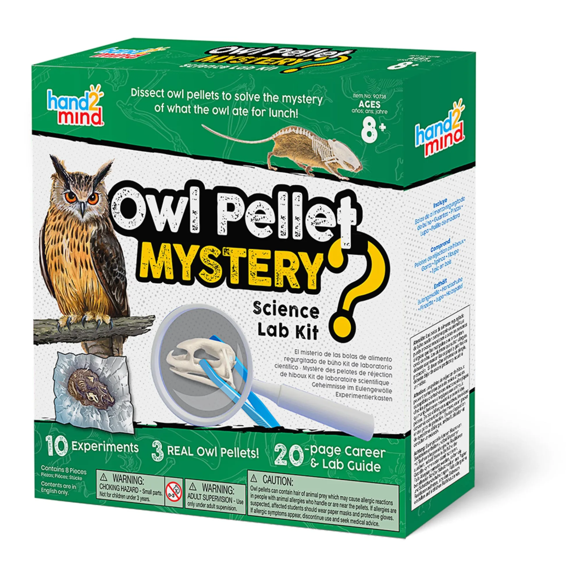 Educators Resource Hand2Mind Owl Pellet Mystery Science Lab Kit* Science & Discovery