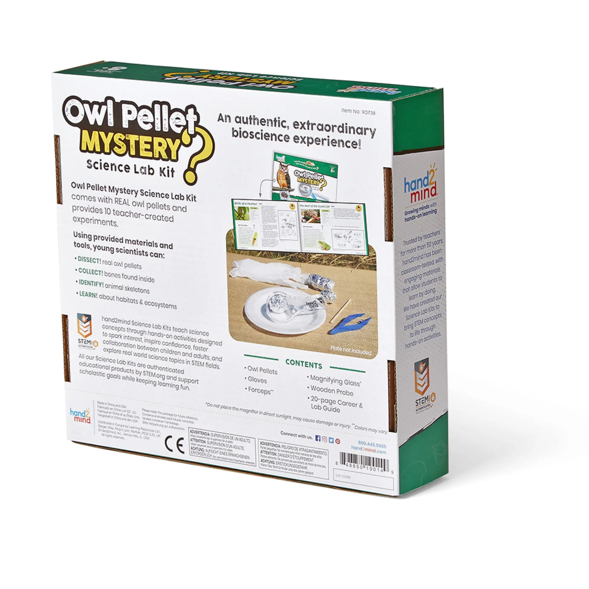Educators Resource Hand2Mind Owl Pellet Mystery Science Lab Kit* Science & Discovery