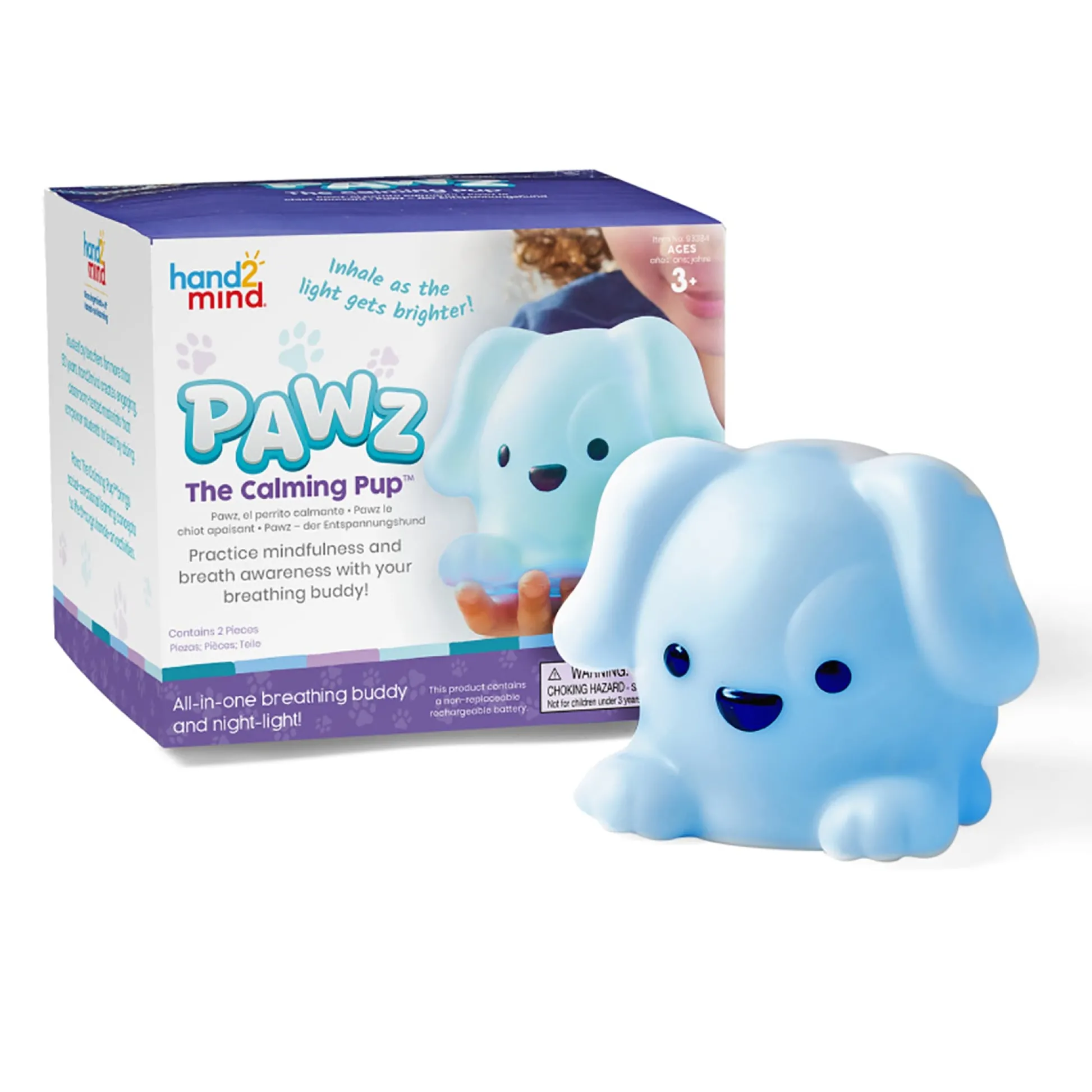 Educators Resource Hand2Mind PAWZ The Calming Pup Interactive Light-Up Toy* Social & Emotional Skills|Preschool Education Toys & Activities