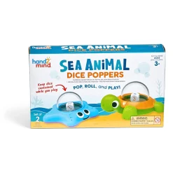 Educators Resource Hand2Mind Sea Animal Dice Poppers, Turtle & Starfish - Educational Counting Toy* Preschool Education Toys & Activities