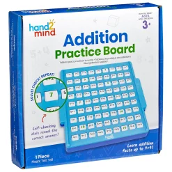 Educators Resource Hand2Mind Spin & Solve Interactive Math Facts Board - Addition Fun* Math Toys|Math, Counting & Time