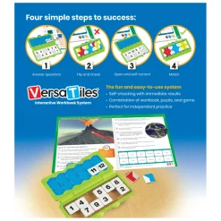 Educators Resource Hand2Mind VersaTiles Grade 4 Introductory Kit - Educational Learning Tool* Math Toys|Math, Counting & Time