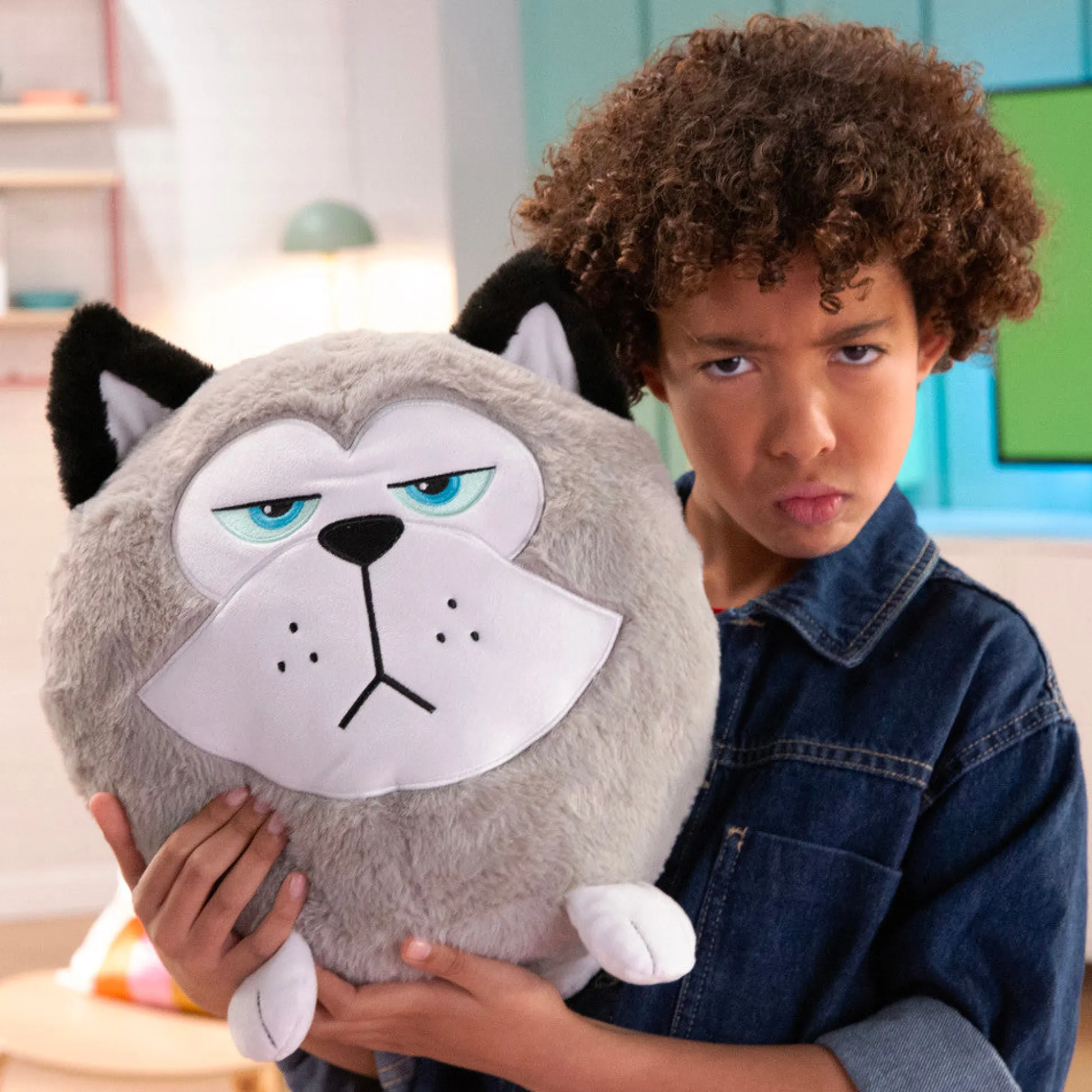 Flat River Group Hangry Petz Cooper Husky 12 inch Sound Plush - Grey & White* Stuffed Animals|Stuffed Animals & Plush Toys