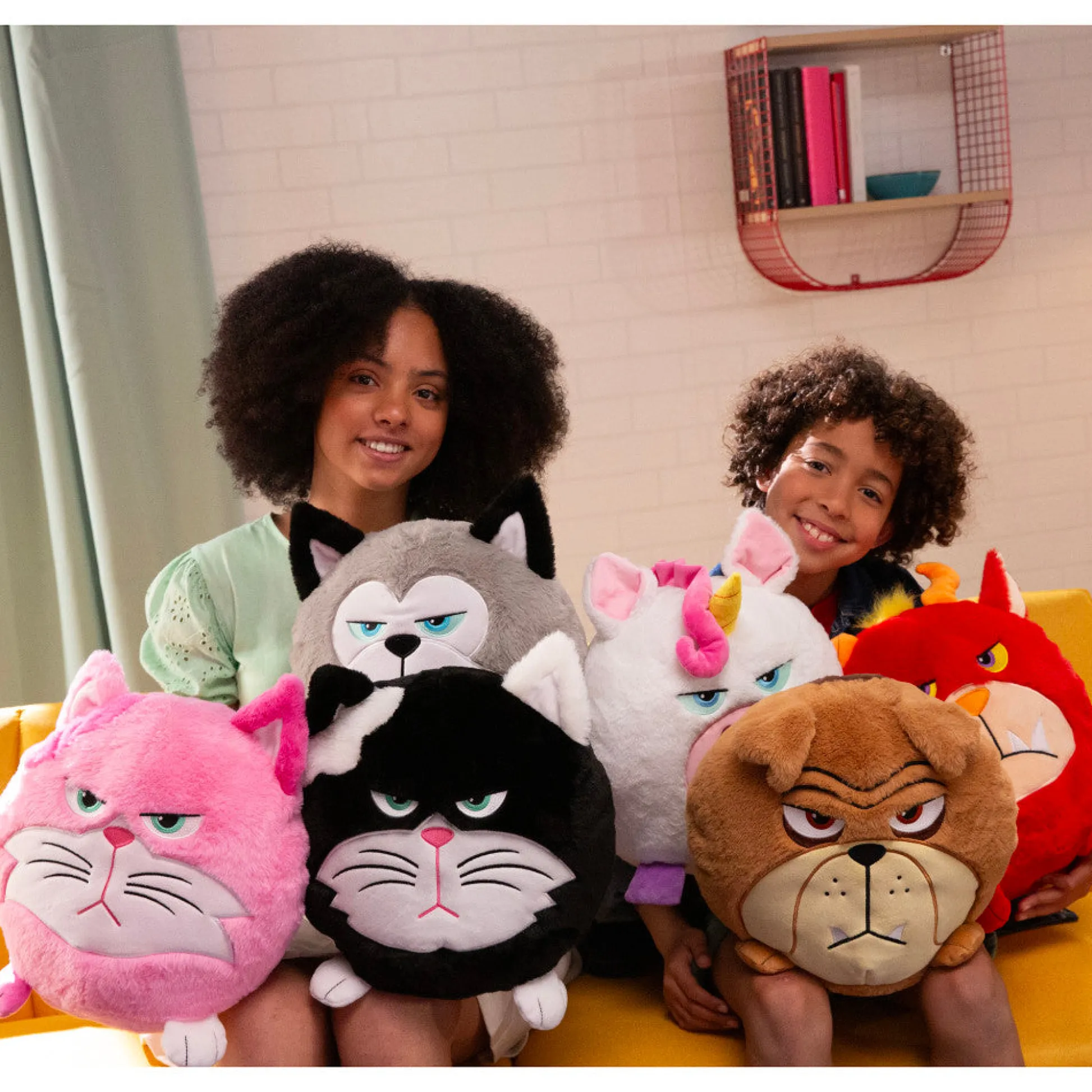 Flat River Group Hangry Petz Lucy Pink Cat 12 inch Interactive Plush* Interactive Dolls & Pets|Stuffed Animals & Plush Toys