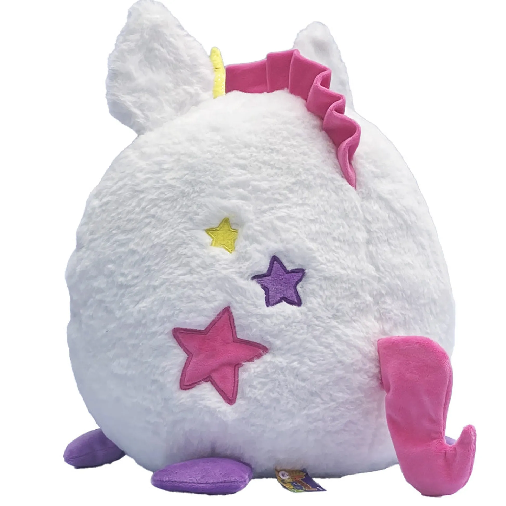 Flat River Group Hangry Petz Luna Unicorn 12 inch Talking Plush - White-Pink-Purple* Stuffed Animals|Stuffed Animals & Plush Toys