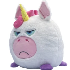 Flat River Group Hangry Petz Luna Unicorn 12 inch Talking Plush - White-Pink-Purple* Stuffed Animals|Stuffed Animals & Plush Toys