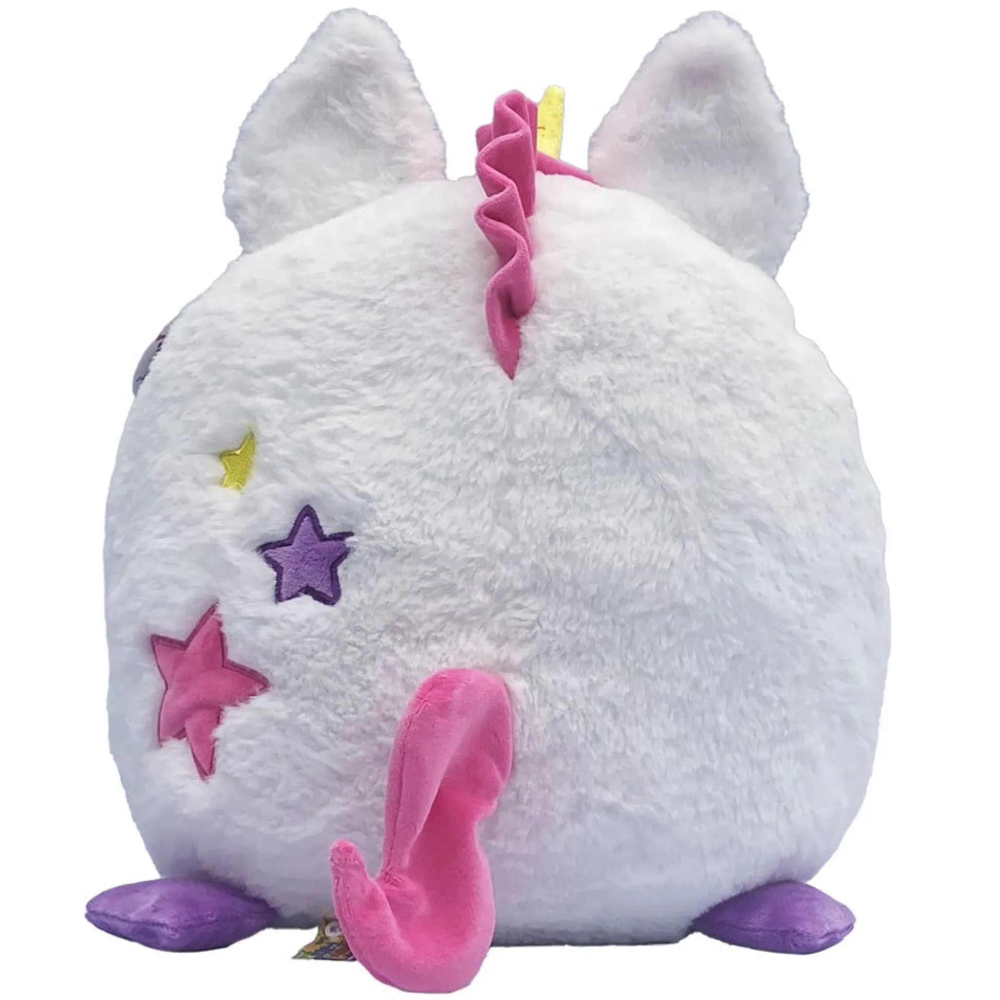 Flat River Group Hangry Petz Luna Unicorn 12 inch Talking Plush - White-Pink-Purple* Stuffed Animals|Stuffed Animals & Plush Toys