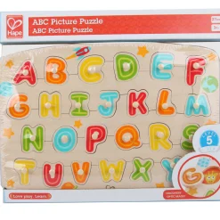 Flat River Group Hape ABC Picture 27pc Wooden Peg Puzzle - Educational Toy* Preschool Education Toys & Activities|Puzzles