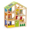 Flat River Group Hape All Seasons Wooden Dollhouse - Award-Winning 3-Story Playset* Social & Emotional Skills|Doll Houses, Furniture & Accessories