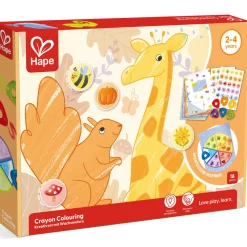 Flat River Group Hape Animal & Nature 18pc Crayon Coloring Art Set* Drawing, Color & Painting