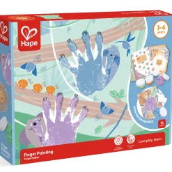Flat River Group Hape Animal & Nature 16pc Finger Painting Art Set* Drawing, Color & Painting