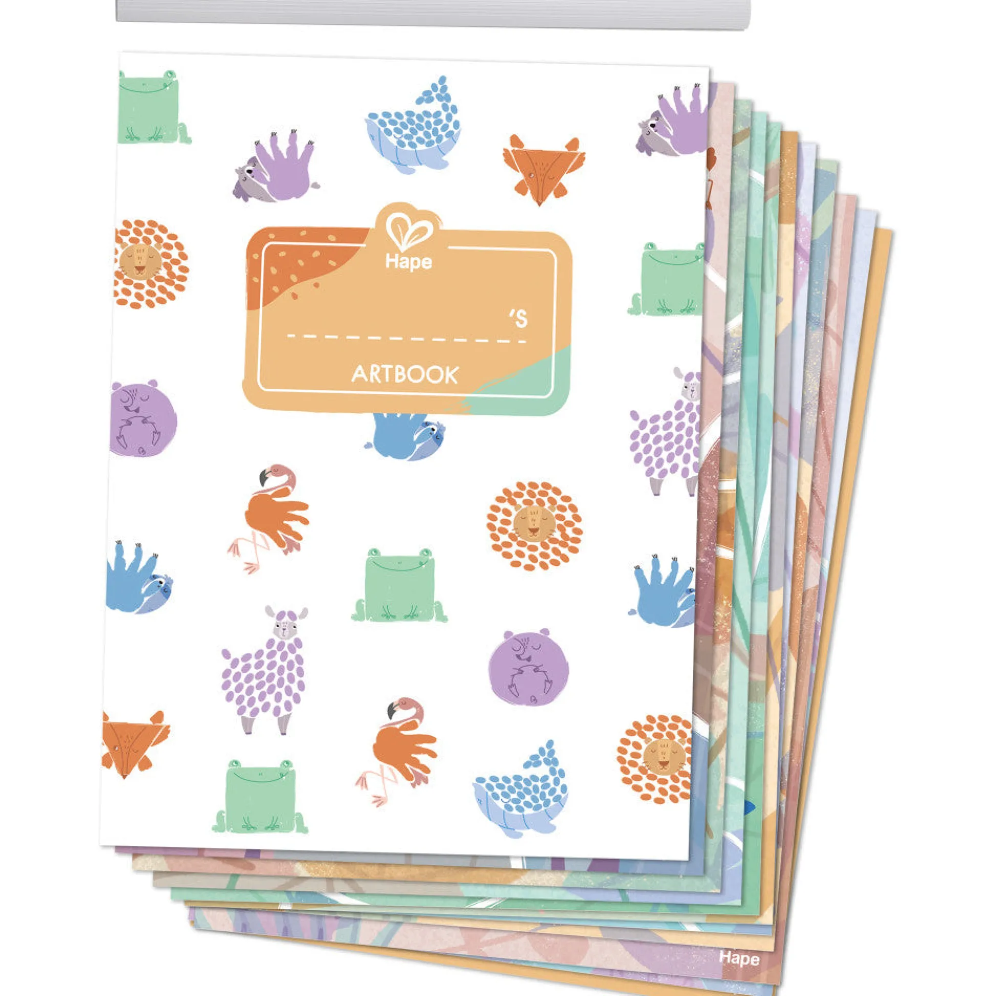 Flat River Group Hape Animal & Nature 16pc Finger Painting Art Set* Drawing, Color & Painting
