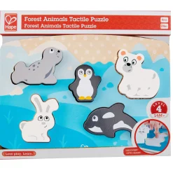 Flat River Group Hape Arctic Expedition 6pc Wooden Sensory Puzzle* Puzzles