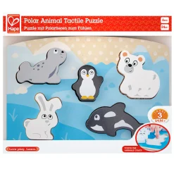 Flat River Group Hape Arctic Expedition 6pc Wooden Sensory Puzzle* Puzzles