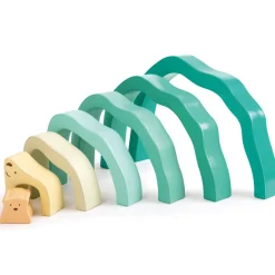 Flat River Group Hape Arctic Polar Bear Stacking Blocks - Creative Wooden Nesting Toy* Preschool Education Toys & Activities|Preschool Building Sets & Blocks