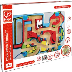 Flat River Group Hape Choo Choo Tracks - Wooden Magnetic Wand Bead Maze* Preschool Education Toys & Activities