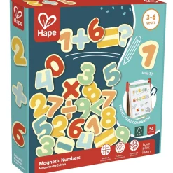 Flat River Group Hape Colorful Magnetic Wooden Numbers Set - 54 Pieces* Preschool Education Toys & Activities