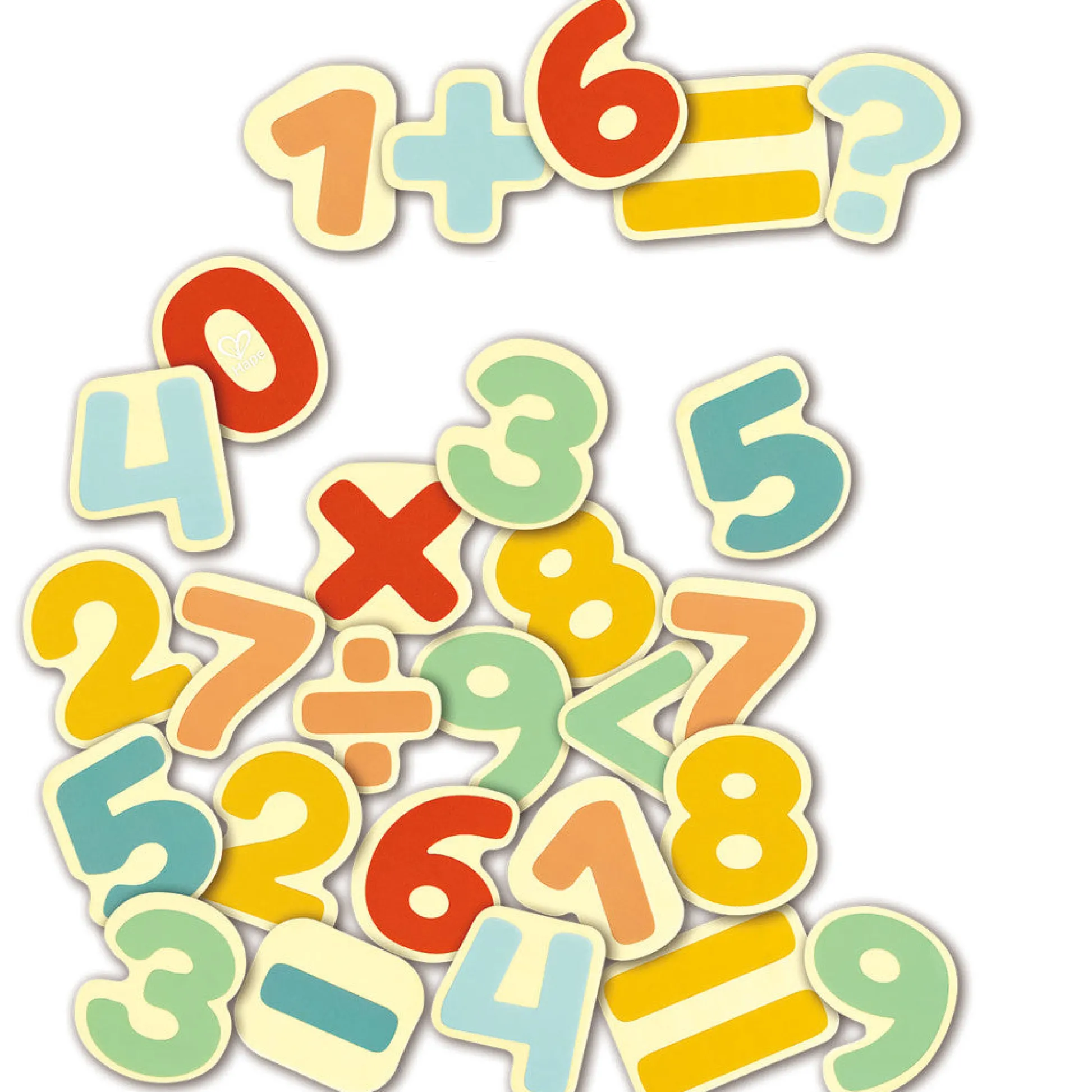 Flat River Group Hape Colorful Magnetic Wooden Numbers Set - 54 Pieces* Preschool Education Toys & Activities