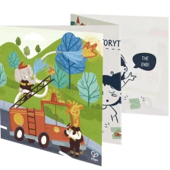 Flat River Group Hape Colorful Rescue Vehicles 4-in-1 Puzzle Set* Puzzles