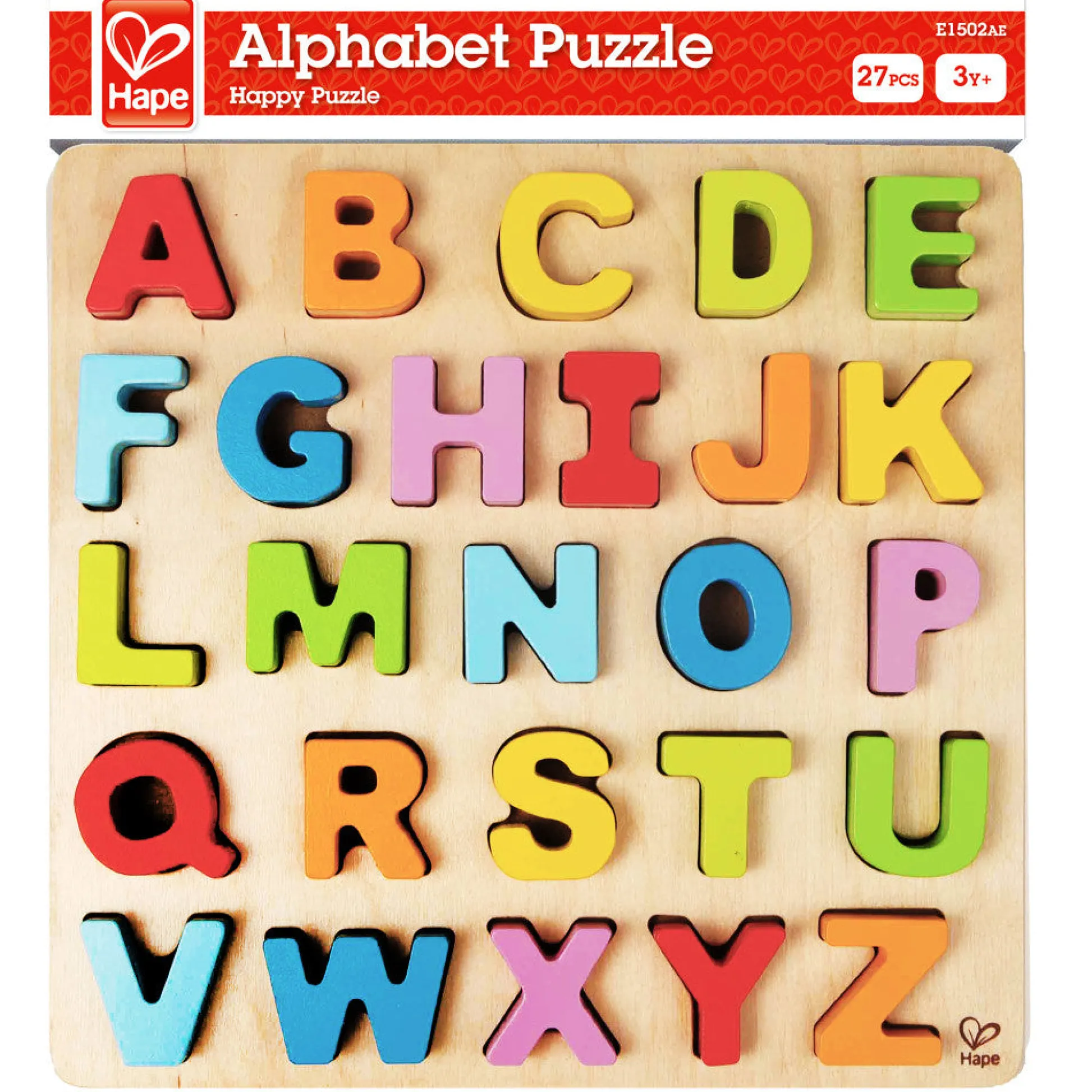 Flat River Group Hape Colorful Wooden Alphabet Puzzle - Educational ABC Learning Toy* Preschool Education Toys & Activities|Puzzles