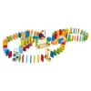 Flat River Group Hape Dynamo Wooden Domino Set - 107-Piece Colorful Interactive Playset* Wood & Jumbo Blocks