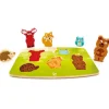 Flat River Group Hape Forest Friends 6pc Wooden Sensory Puzzle Toy* Puzzles