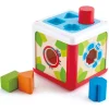 Flat River Group Hape Garden Critters Wooden Shape Sorting Box – 4 Shape Blocks* Preschool Education Toys & Activities