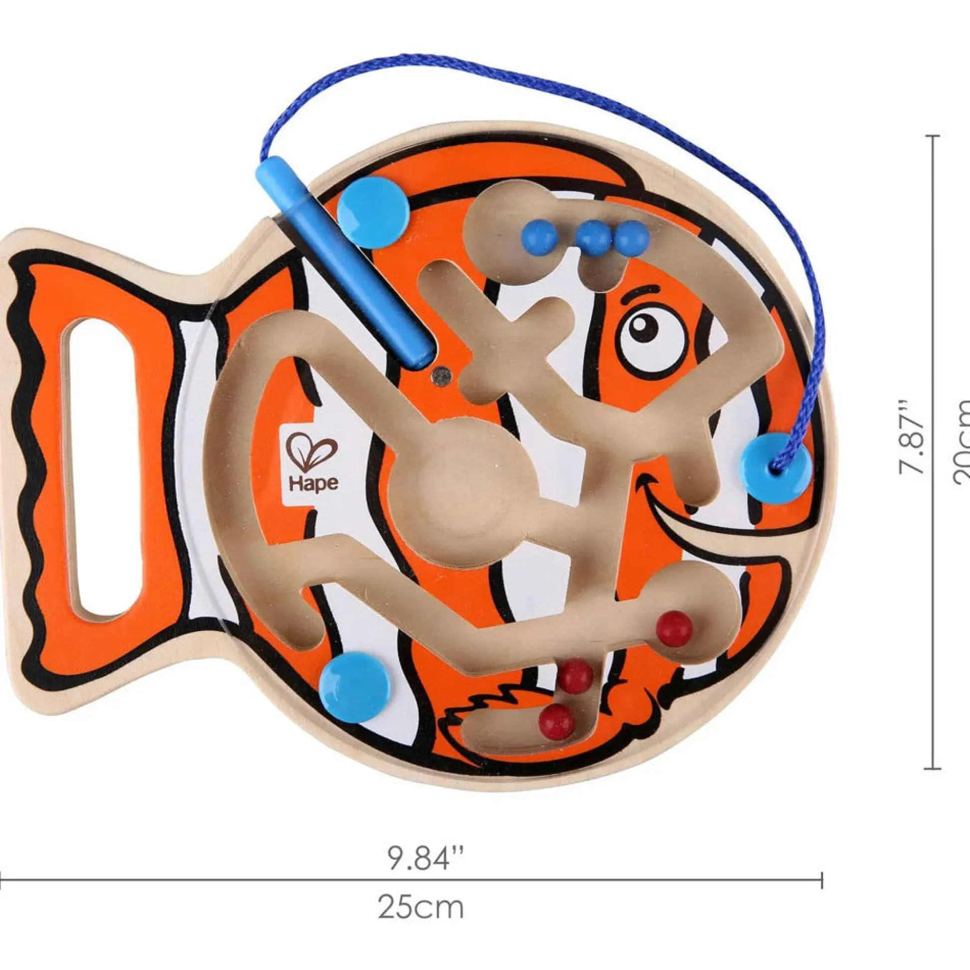 Flat River Group Hape Go-Fish-Go Magnetic Wooden Toddler Maze Puzzle* Preschool Education Toys & Activities|Puzzles