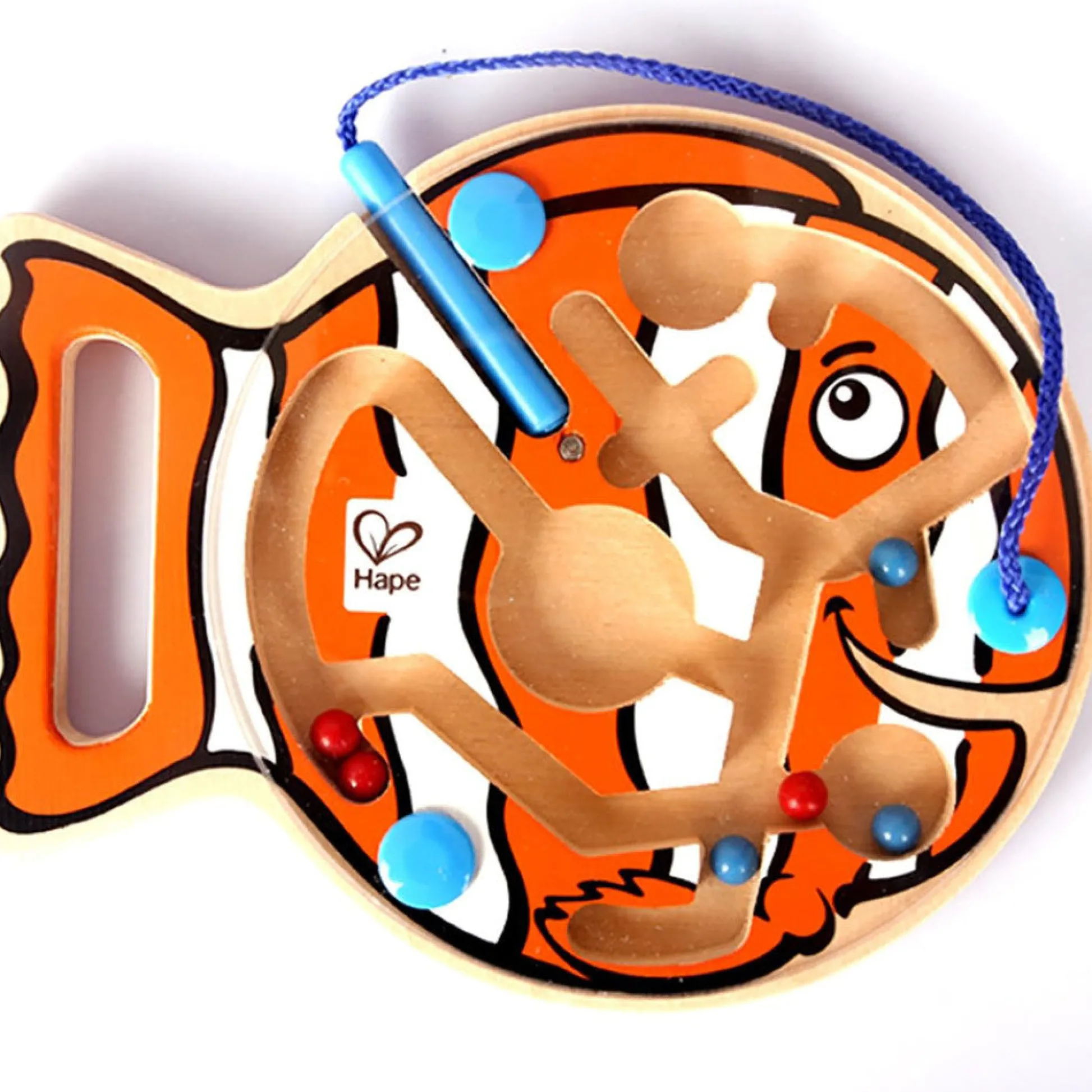 Flat River Group Hape Go-Fish-Go Magnetic Wooden Toddler Maze Puzzle* Preschool Education Toys & Activities|Puzzles