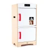 Flat River Group Hape Gourmet Kitchen Wooden Playset - White Fridge-Freezer Model* Kitchens & Play Food|Dress Up