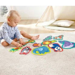 Flat River Group Hape Jungle Friends 10-Pack Animal Shaped Puzzles* Puzzles