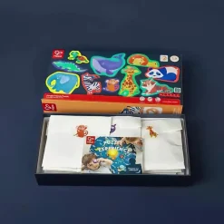 Flat River Group Hape Jungle Friends 10-Pack Animal Shaped Puzzles* Puzzles