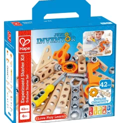 Flat River Group Hape Junior Inventor 42-Piece Physics & Engineering Experiment Starter Kit* Engineering Toys
