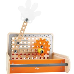 Flat River Group Hape Junior Inventor 32-Piece Science Experiment Toolbox Kit* Science Toys