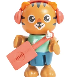 Flat River Group Hape Milo & Melody Tiger Duo Musical Playset* Preschool Education Toys & Activities|Preschool Figures & Playsets