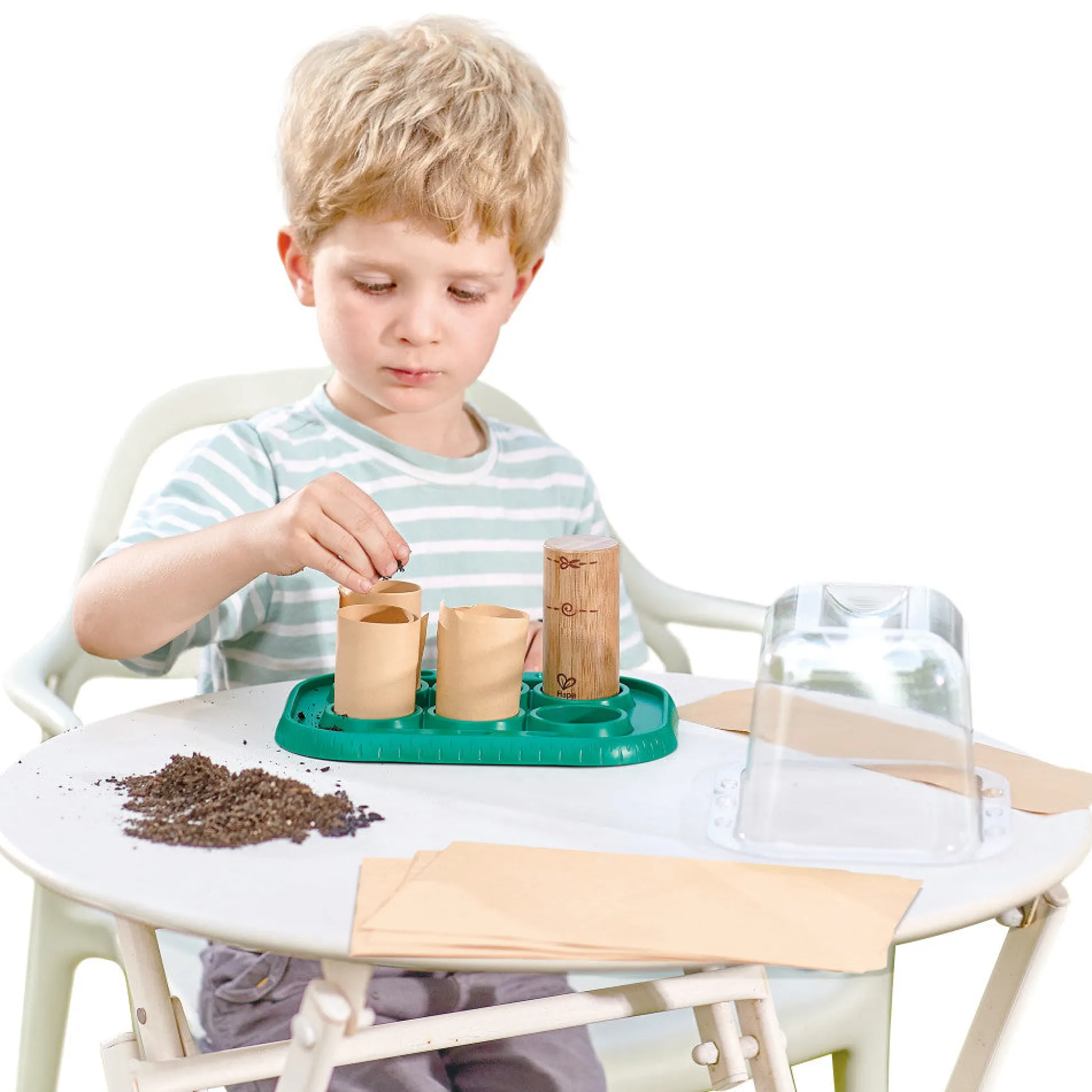 Flat River Group Hape Nature Fun Growing Gardeners Greenhouse Kit, Kids Ages 4+* Science Toys