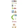 Flat River Group Hape Pandas' Bamboo House 3-Level Wooden Dollhouse Playset - 25 Pieces* Doll Houses, Furniture & Accessories|Stuffed Animals & Plush Toys