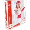 Flat River Group Hape 5pc Chef Pack - Red & White, Kitchen Dress Up Toy Playset* Dress Up & Accessories|Dress Up