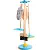 Flat River Group Hape 6pc Clean Up Broom Set - Yellow & Blue Playset* Tools & Workshops|Dress Up