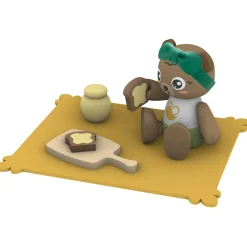 Flat River Group Hape 10pc Honey Bees Picnic Wooden Playset – Nature Exploration* Dress Up|Kitchens & Play Food