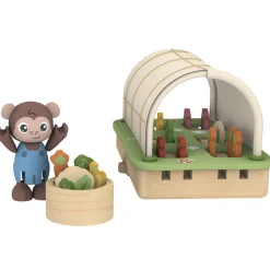 Flat River Group Hape 10pc Organic Greenhouse Miniature Gardening Toy Playset* Tools & Workshops|Dress Up