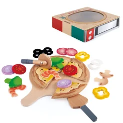 Flat River Group Hape Perfect Pizza Wooden Kitchen Playset - 29 Pieces for Kids Age 3+* Kitchens & Play Food|Dress Up