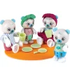 Flat River Group Hape Polar Bear Family - Playful Wooden Animal Figurines* Animal Figures|Dress Up