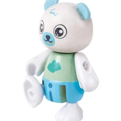 Flat River Group Hape Polar Bear Family - Playful Wooden Animal Figurines* Animal Figures|Dress Up