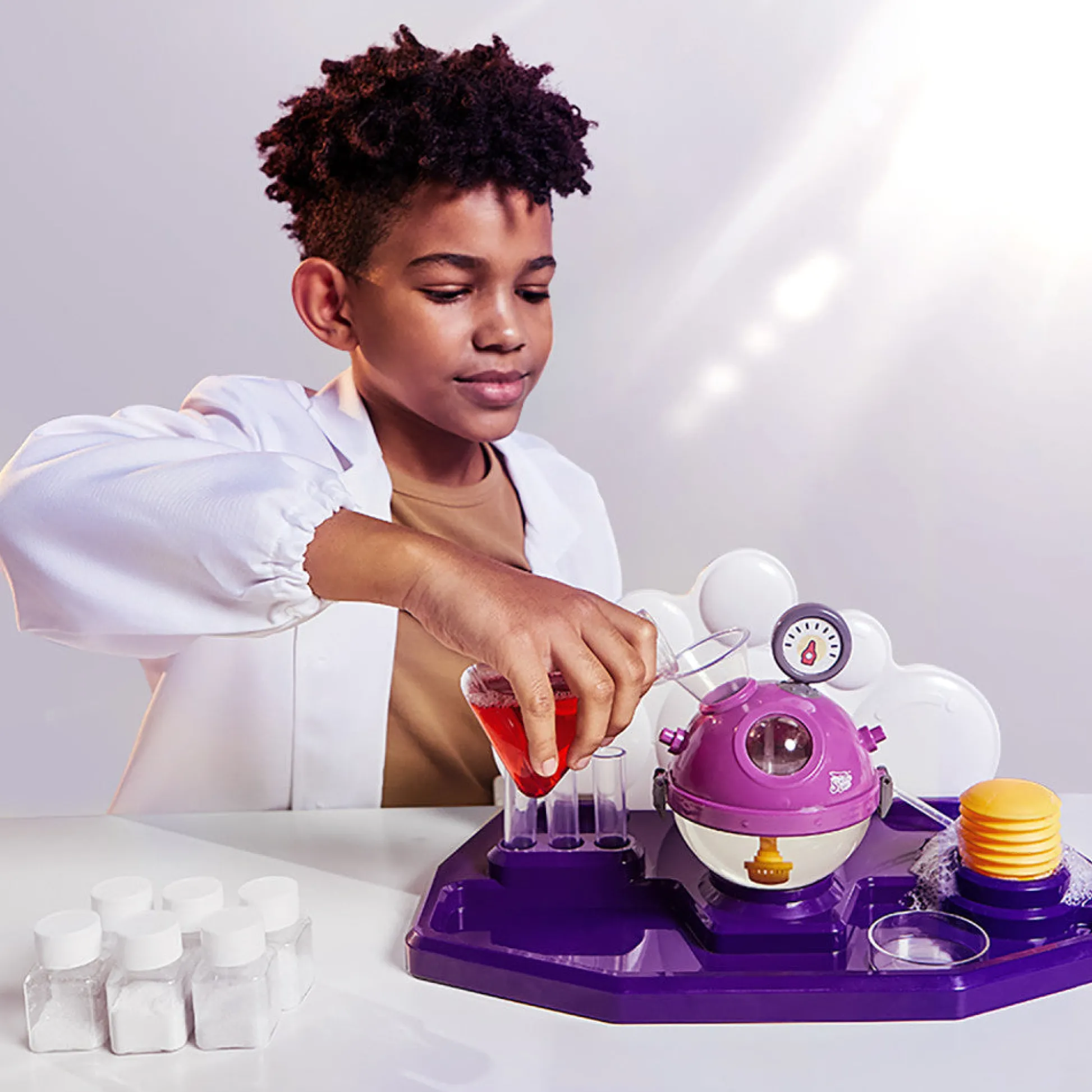Flat River Group Hape Science Can Bubble Science Experiment Deluxe Kit* Science & Discovery
