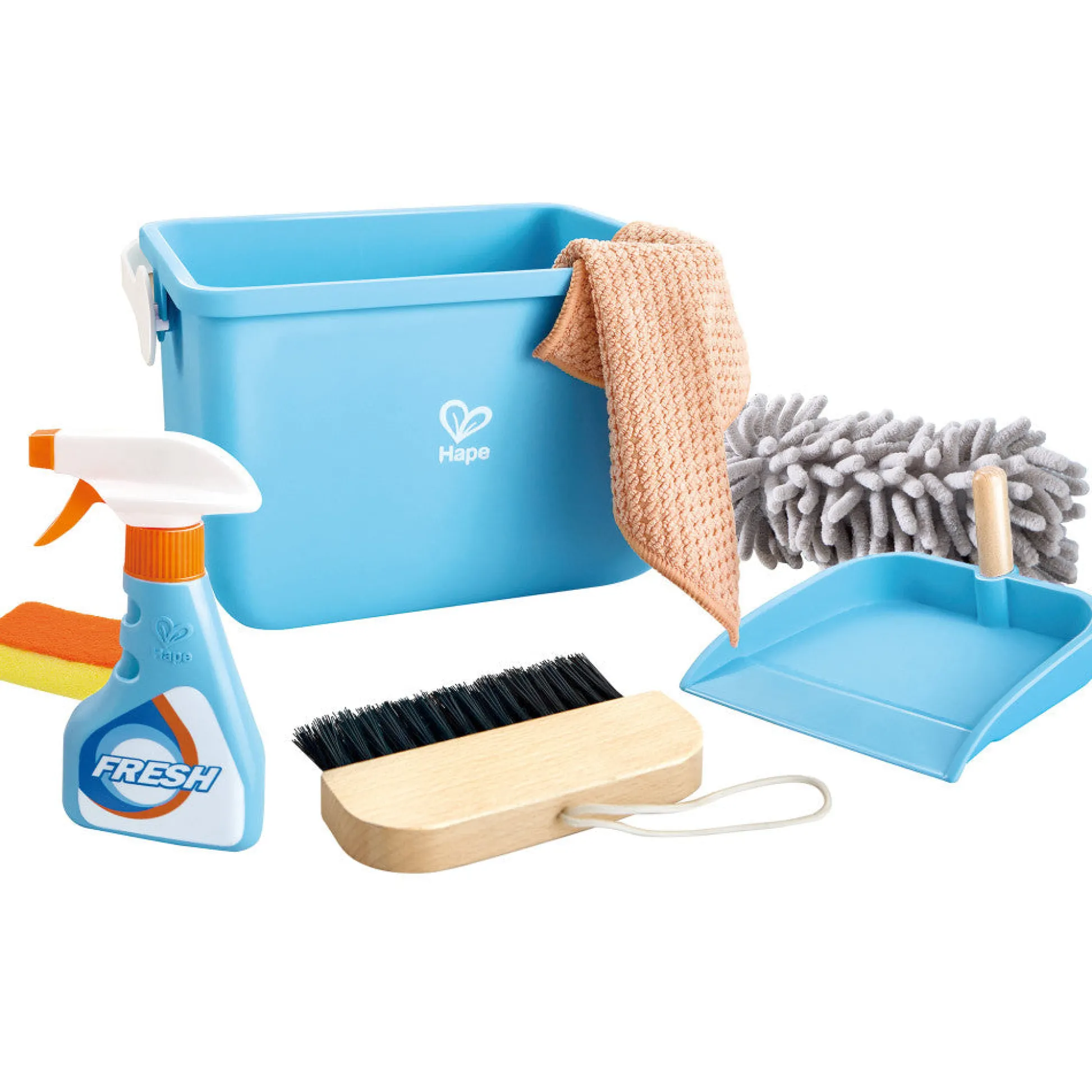 Flat River Group Hape Scoot-Around Clean Up Bucket Set – 7-Piece Playset* Tools & Workshops|Dress Up